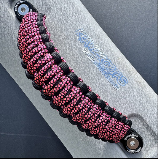 Sale Set 21 cm neon pink diamonds 2 grips