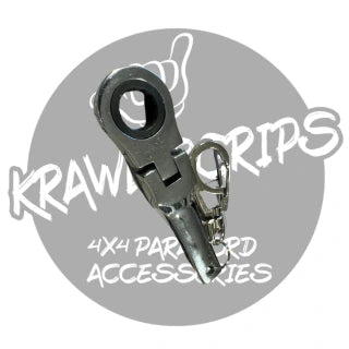 10mm Silver spanner key ring | Krawlergrips