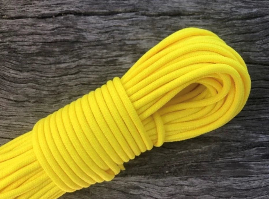 canary yellow paracord - krawlergrips