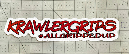 Krawlergrips #allgrippedup Sticker
