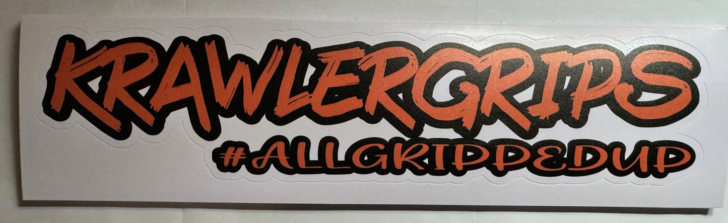 Krawlergrips #allgrippedup Sticker