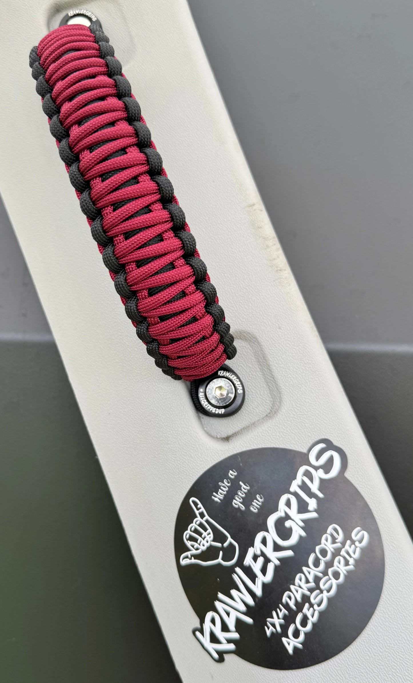 Maroon Paracord kg 4x4 grab handles