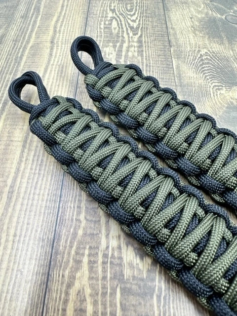 Olive Drab grab handles paracord- krawlergrips