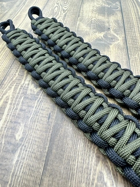 Olive Drab grab handles paracord- krawlergrips