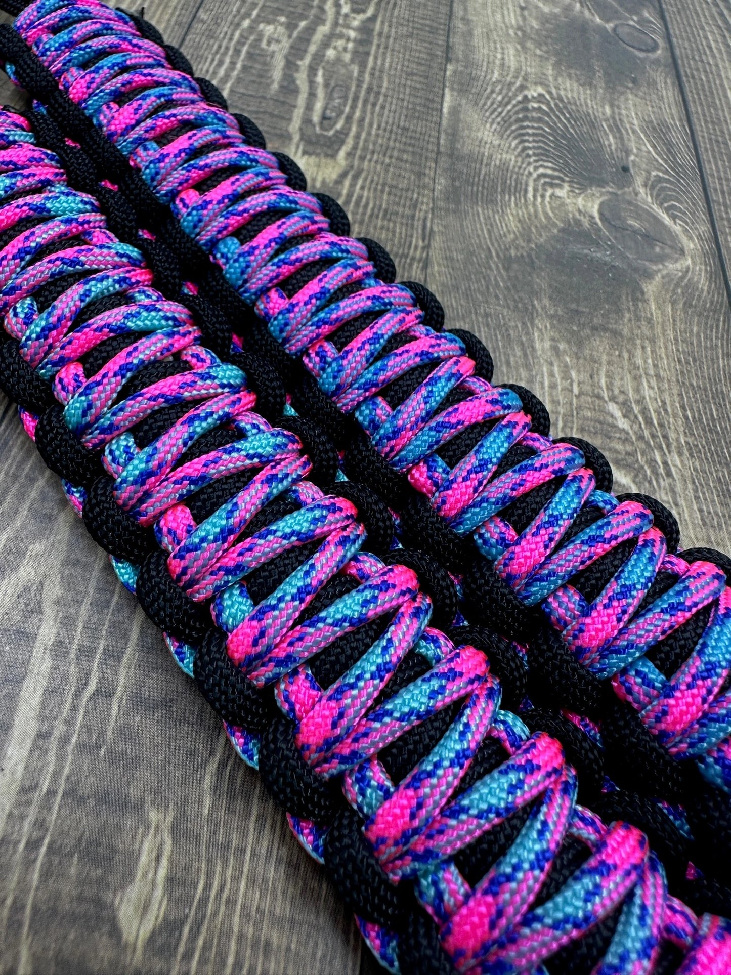 Pixie Stix paracord grab handles - krawlergrips