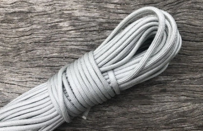 silver paracord - krawlergrips