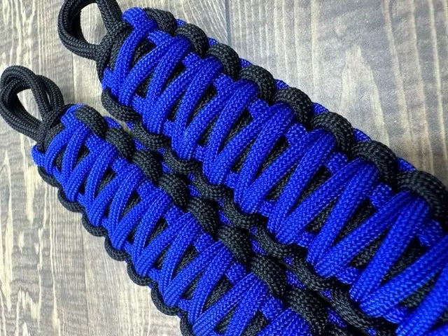 Electric Blue grab handles - krawlergrips