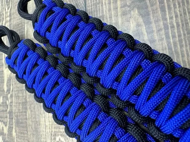 Electric Blue grab handles - krawlergrips