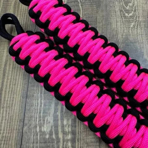 neon pink grab handles -krawlergrips