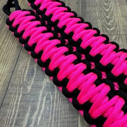 neon pink grab handles -krawlergrips