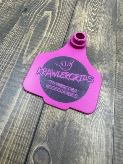 pink cattle tag - kralwergrips