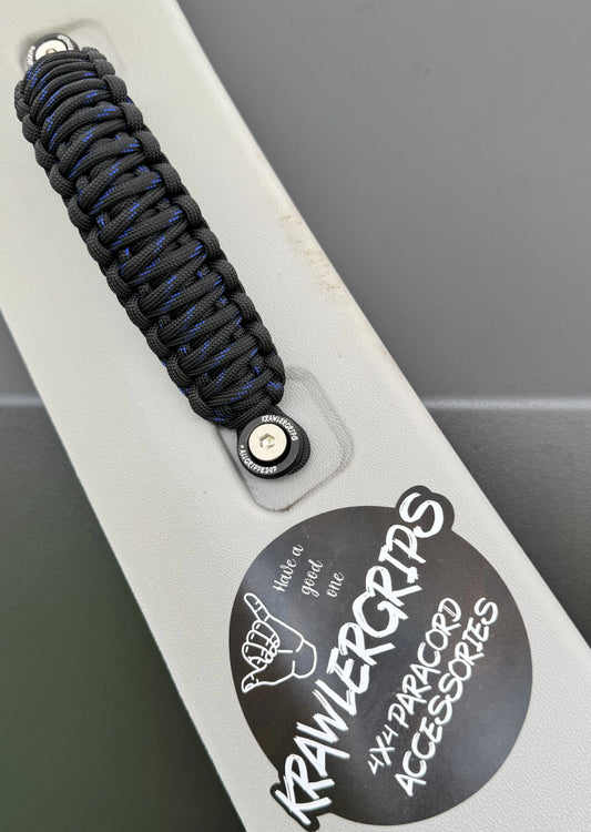 Thin blue line paracord kralwergrips