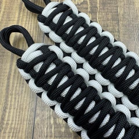 White and black grab handles - Krawlergrips