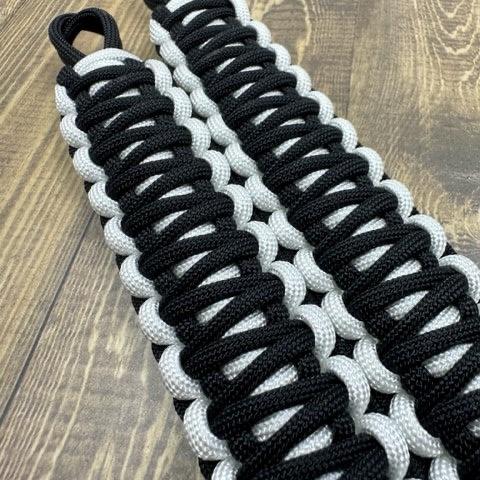 White and black grab handles - Krawlergrips