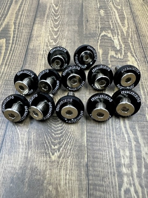 black 12 washers -Krawlergrips