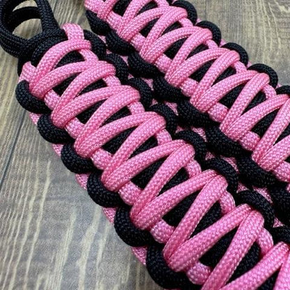 Rose pink grab handles - krawlergrips