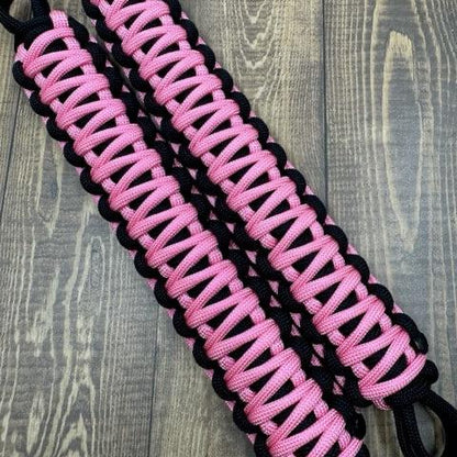 Rose pink grab handles