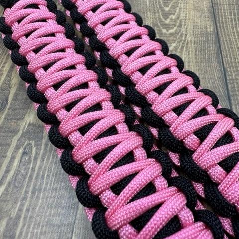 Rose pink grab handles