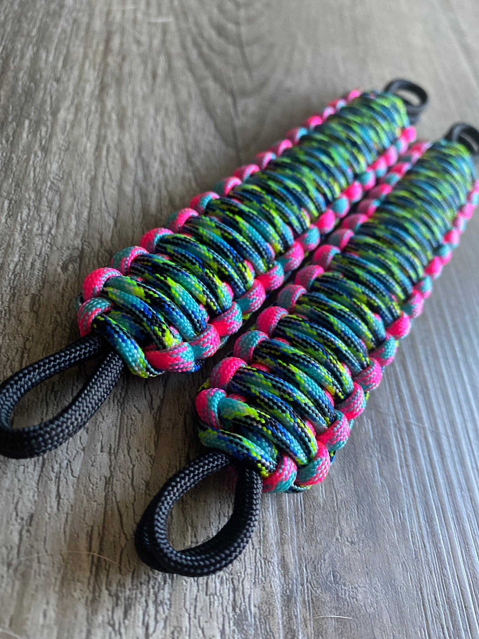 Krawler Grips Oceans On Fire and Cotton Candy Paracord - Krawlergrips